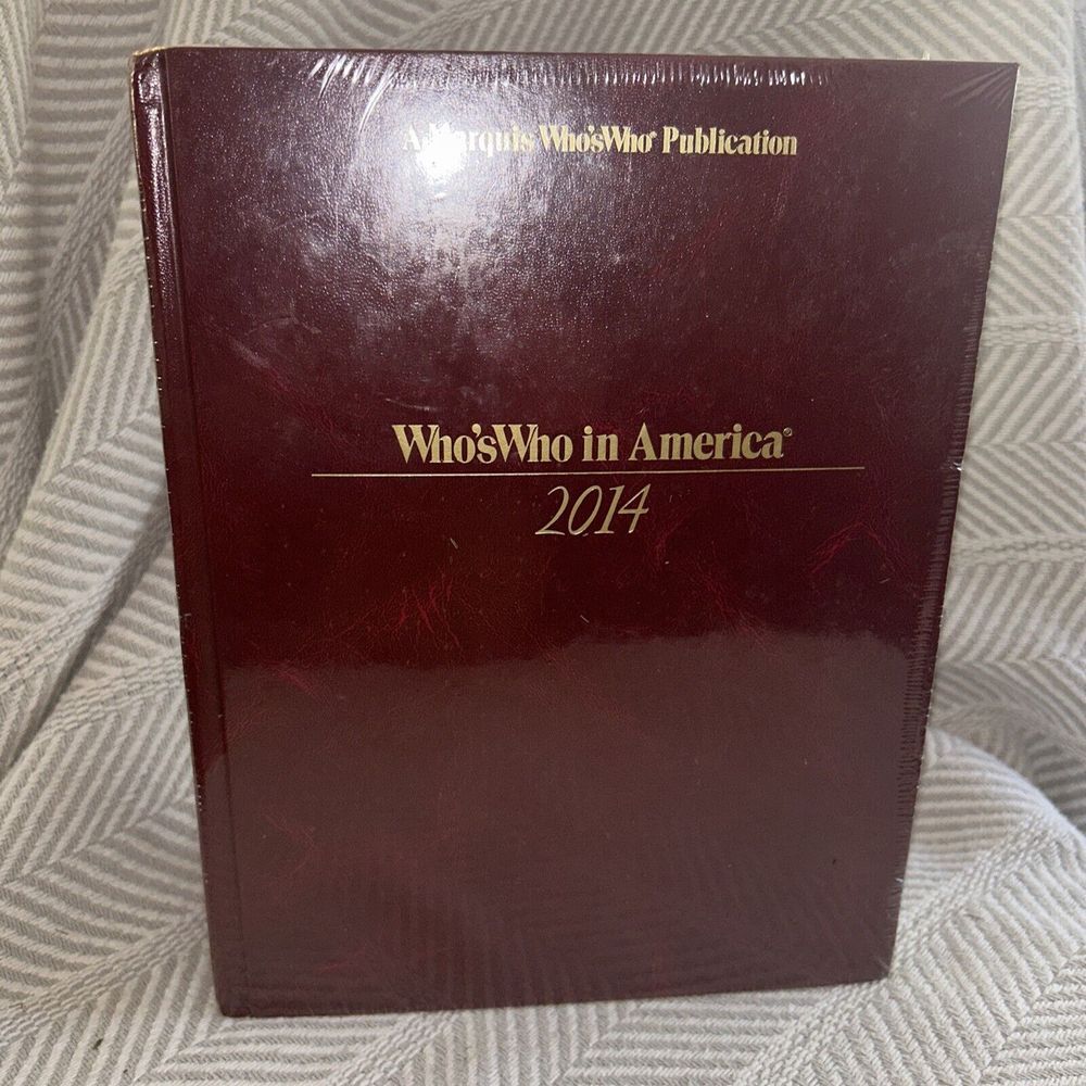 Who's Who In America Marquis Publication 2014 New Sealed‎ Book Volume 2 M-Z